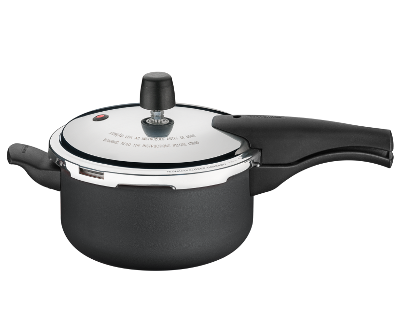 PANELA DE PRESSÃO ALUMÍNIO COM REVESTIMENTO INTERNO ANTIADERENTE 3,0L Ø 20 CM VANCOUVER - TRAMONTINA