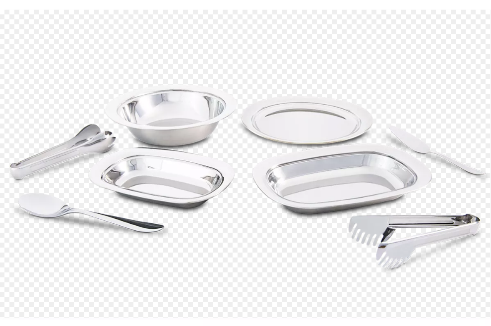 CONJUNTO PARA SERVIR 8 PEÇAS LYON - BRINOX