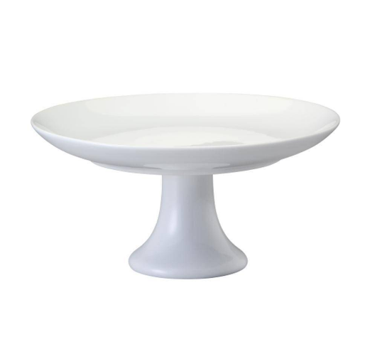 PRATO PARA BOLO COM BASE 27 CM PORCELANA - SCHMITD