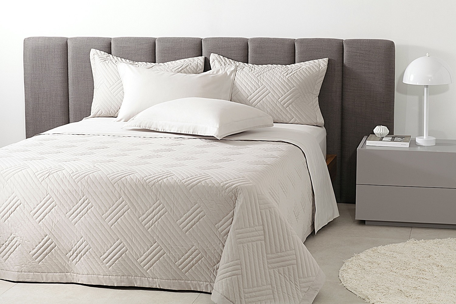 JOGO DE CAMA S.KING CONFORT BASIC PREMIUM - 200 FIOS - 100% ALGODÃO  - BEGE - BUDDEMEYER