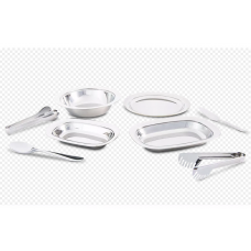 CONJUNTO PARA SERVIR 8 PEÇAS LYON - BRINOX