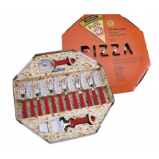 KIT PARA PIZZA 14 PEÇAS VERMELHO TRAMONTINA