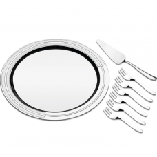 JOGO AÇO INOX PARA TORTA 8 PEÇAS CICLO - TRAMONTINA