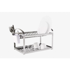 ESCORREDOR INOX 16 PRATOS COM ESCORREDOR DE TALHERES PLÁSTICO - SUPREMA - BRINOX 